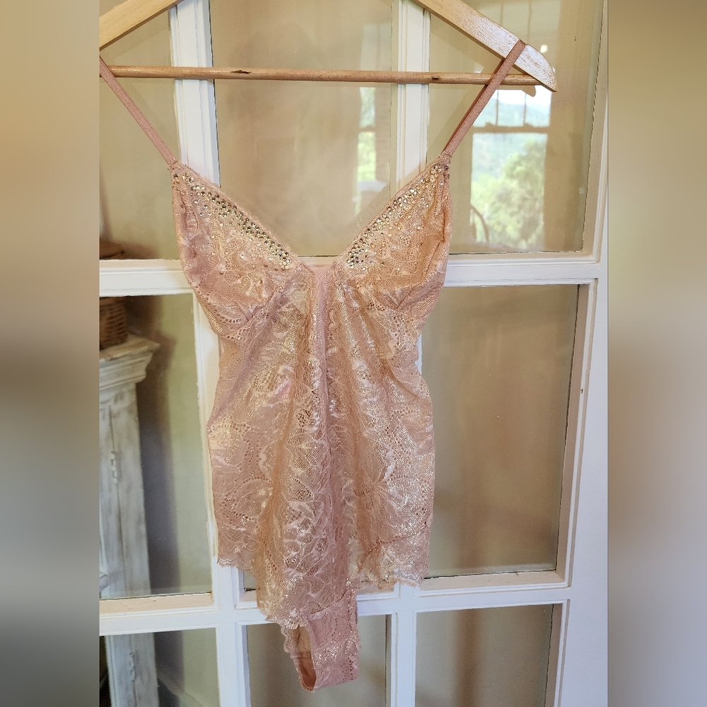 Victoria's secret jeweled Teddy onesie